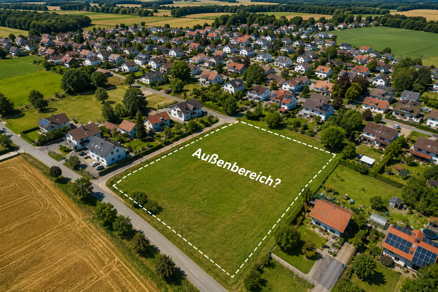 Außenbereich – Was viele Grundstückseigentümer überrascht